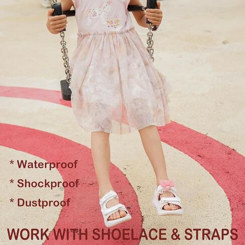 2 Pack Kids Shoe Holder for Airtag 2nd & 1st - Waterproof Cute Pink Shoe Clips Tracker Case for Girls (Small Bows) in Kuwait