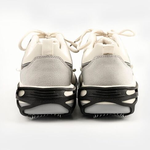 Ice Cleats for Shoes and Boots, Anti-Slip Crampons Men and Women, Snow Cleats, Ice Grips Zinc Coated Steel Coils, Shoe Spikes for Hiking, Fishing, Walking in Saudi Arabia