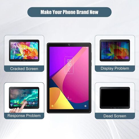شاشة LCD الرقمية متوافقة مع TCL Tab 8 LE 9137W 8 "LCD عرض شاشة لمس مع الأدوات in Saudi Arabia