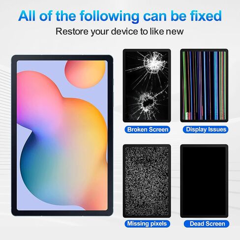 Duotipa 10.4 "شاشة شاشة LCD جديدة لـ Samsung Galaxy Tab S6 Lite 2020/2022 شاشة LCD شاشة تعمل باللمس مع مجموعة أدوات الإصلاح in Saudi Arabia