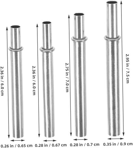 4pcs Fishing Rod Repair Tubes Versatile Connecting Sleeves for DIY Fishing Rod Projects Easy Installation Secure Joint Design in Saudi Arabia