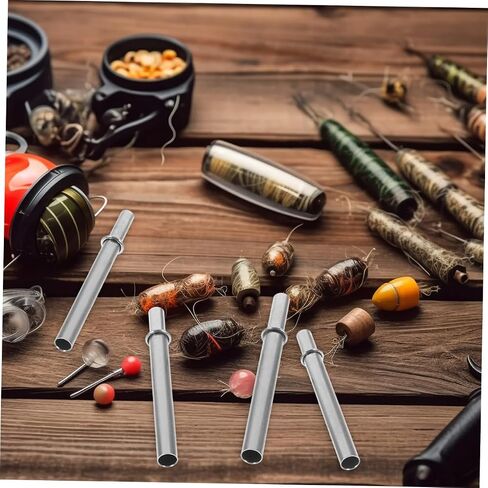 4pcs Fishing Rod Repair Tubes Versatile Connecting Sleeves for DIY Fishing Rod Projects Easy Installation Secure Joint Design in Saudi Arabia