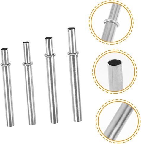 4pcs Fishing Rod Repair Tubes Versatile Connecting Sleeves for DIY Fishing Rod Projects Easy Installation Secure Joint Design in Saudi Arabia