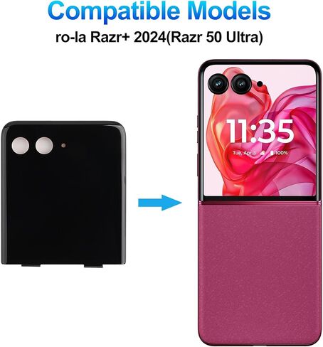 OLED Display Compatible with Motorola Razr+ 2024(Razr 50 Ultra) 4" LCD Display Touchscreen Digitizer Assembly with Repair Tools Kit-Small External Screen in Saudi Arabia