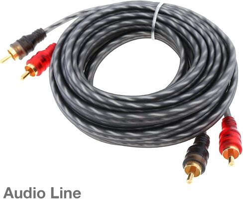 8 Gauge Amp Wiring Kit, 1 Set of Car Audio Wire Wiring Kit Car Speaker Woofer Cables Car Power Amplifier Audio Line Power Line with Fuse Suit for Car Modification in Saudi Arabia
