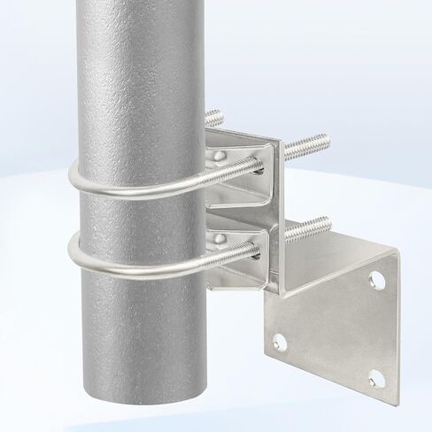 مجموعات قوس جبل القطب الهوائي - 2 مجموعة من قوس الصاري القطب مع مجموعة U -Bracket Assembly + 8 مسامير لحامل قطب الهوائي خارج المنزل خارج المنزل in Saudi Arabia