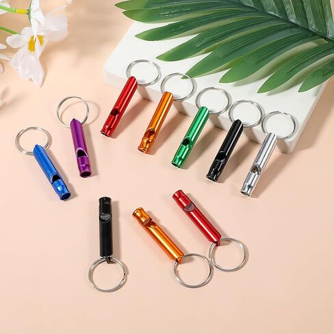 120pcs Safety Whistle Keychain Bulk, Aluminum Survival Whistles for Camping, Multicolor Outdoor Emergency Whistle Survival Loud, for Camping, Hiking, Boating, Hunting, Fishing in Saudi Arabia
