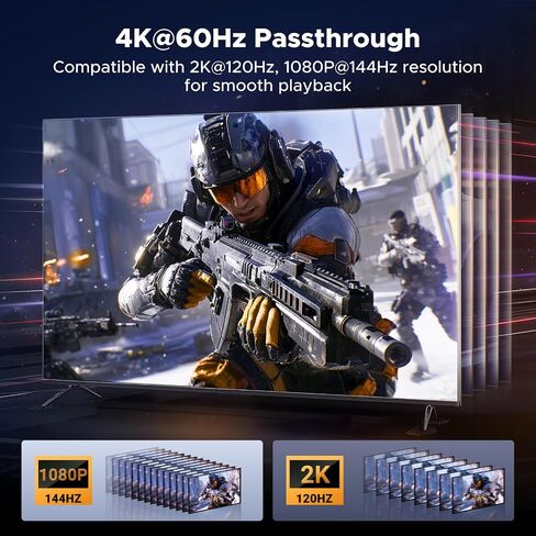 UGREEN 4K Capture Card HDMI to USB 3.2 4K@30Hz Video Capture Card 4K@60Hz Input Passthrough with Ultra Low Latency for Streaming Broadcasting Compatible with Switch 2/PS5/Xbox/PC/Camera/Mac/OBS/XSplit in Saudi Arabia