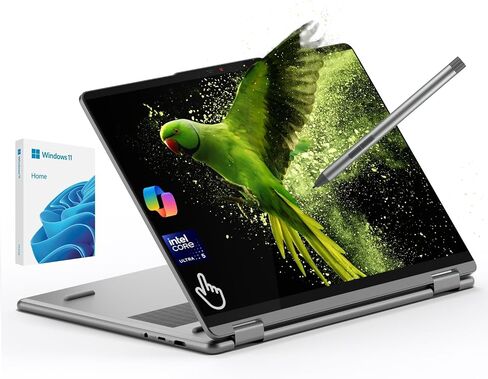 Lenovo Yoga 7i 2-in-1 Laptop 16" 2K Touchscreen AI Copilot+ PC–Intel Core Ultra 5, 16GB DDR5, 512GB SSD, Wi-Fi 7, Bluetooth, Thunderbolt 4, Backlit Keyboard, Fingerprint, w/Stylus Pen, Win 11 Pro in Saudi Arabia