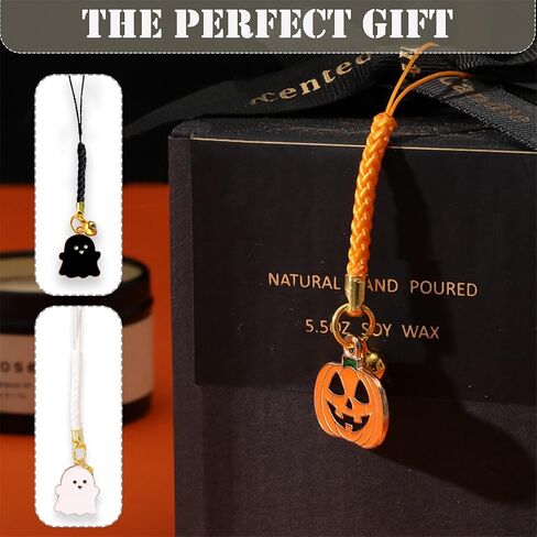 3 PCS anime سحر الهاتف المحمول ، Halloween Spooky keychain Lanyard ، وسلاسل المفاتيح الكرتونية الجميلة مع الجرس الصغير الرائع ، وملحقات Kawaii للحقائب وحقيبة اليد للنساء والبنات in Kuwait