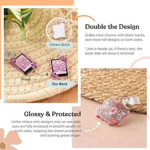 سحر Yoppix 9pcs لـ Kindle ، حول السحر المضحك في سداد قابس الغبار المتوافق مع ميناء الشحن من النوع C ، هدية لقراء محبي الكتب للرجال المعلمين ، إكسسوارات لـ Kindle in Kuwait