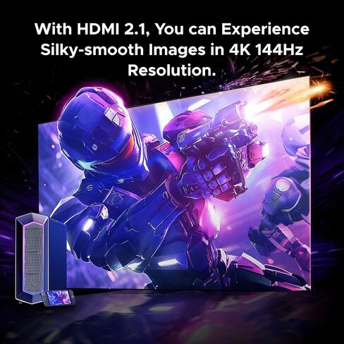 UGREEN 4K 144Hz Video Capture Card HDMI to USB 3.2 Gen 2 with Mic and HDMI 2.1 Loop-Out, with Low Latency for Streaming Game Recording Compatible with Switch 2/Xbox/PS4/PS5/PC/Camera/Mac/OBS/XSplit in Saudi Arabia
