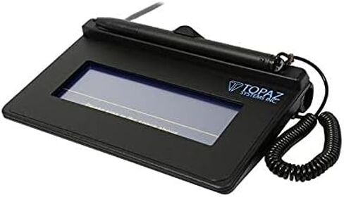 TOPAZ SYSTEMS TOPAZ T-S460-BSB-R Siglite 1x5 BSB Virtual SER USB وسادة توقيع إلكترونية مع SW (متجدد) in Saudi Arabia