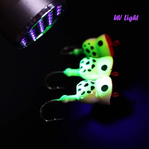 6 pcs/lot UV Green Surface Seaducer Frog Foam Head Popper Bass Fly Fishing Flies Lures in Saudi Arabia