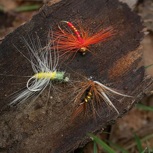 Goture Fly Fishing Flies Kit, 30pcs Dry Wet Flies Streamers Nymphs Fly Fishing Lures Assortment Kit for Bass Trout Steelhead Salmon, Gifts for Men in Saudi Arabia