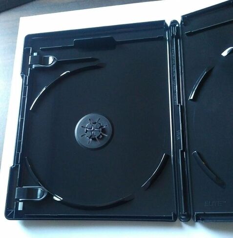 Viva Elite 4K UHD BLU-Ray Case ، 12.5 مم ، 3-قرص ، 28 حزمة ، أسود in Saudi Arabia