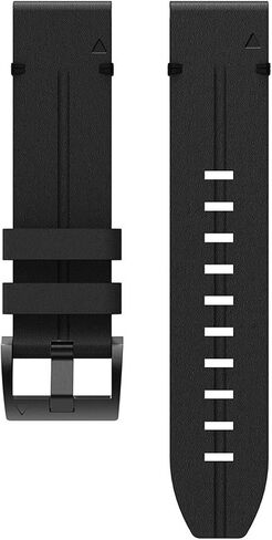 Hazels 22 22 20mm Leather Leather Strap Breaper Quick Breeft Fands for Garmin Fenix ​​7 7x 7S 6S 5x 6x 5S Leather Strap Business Business (Color: Preto ، Size: Width 20mm) in Saudi Arabia