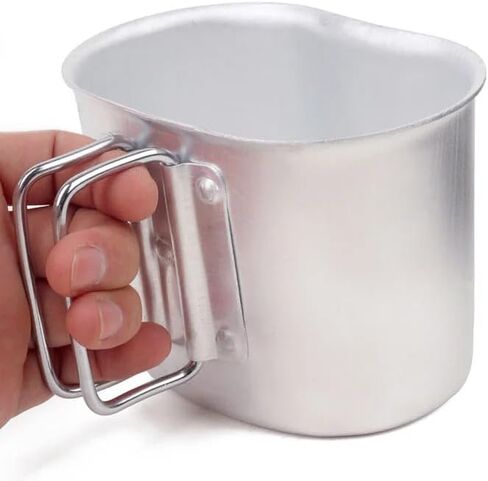 مجموعة كيس موقد كوب ماء من الألومنيوم - مع حقيبة غلاف للبقاء في الهواء الطلق على البقاء على الظهر في التخييم في التخييم. in Kuwait