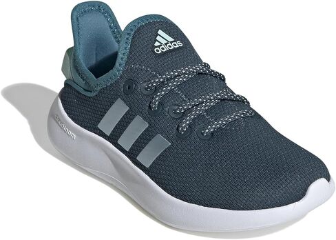 adidas Cloudfoam Pure Sportswear Sneaker, Core Black/Core Black/Lucid Pink, 5 US Unisex Big Kid in Kuwait