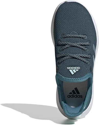 adidas Cloudfoam Pure Sportswear Sneaker, Core Black/Core Black/Lucid Pink, 5 US Unisex Big Kid in Kuwait