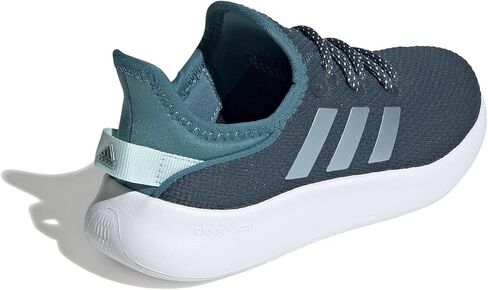 adidas Cloudfoam Pure Sportswear Sneaker, Core Black/Core Black/Lucid Pink, 5 US Unisex Big Kid in Kuwait