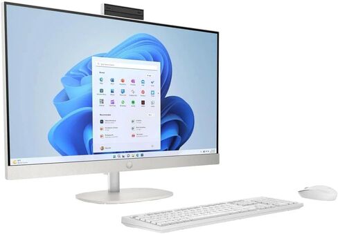 HP 27 "FHD Touchscreen All-in-One Business Desktop PC ، AMD Ryzen 5 7520U ، 16 GB RAM ، 1 TB SSD ، AMD RADEON ، PRONGER ، و WID-FINET ، Windows 11 PRO PRO PRO in Saudi Arabia