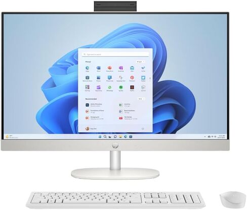 HP 27 "FHD Touchscreen All-in-One Business Desktop PC ، AMD Ryzen 5 7520U ، 16 GB RAM ، 1 TB SSD ، AMD RADEON ، PRONGER ، و WID-FINET ، Windows 11 PRO PRO PRO in Saudi Arabia