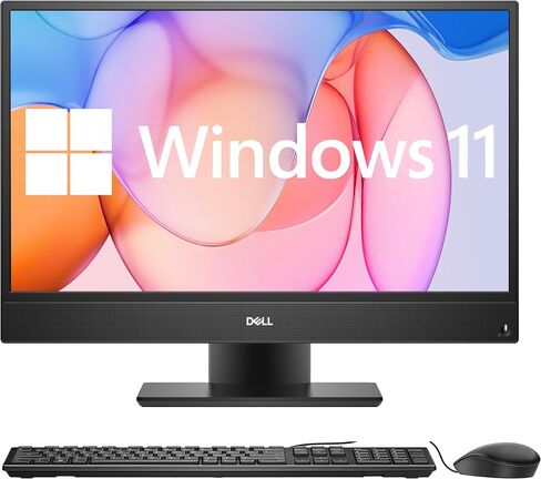 Dell Optiplex 5260 All-In-One Windows 11 Pro Computer سطح مكتب ، 21.5 بوصة AIO FHD (1920x1080) ، Intel Core I5-8500 ، RAM 16GB ، 512 جيجا بايت SSD ، WiFi ، Bluetooth ، لوحة المفاتيح والماوس (متجدد) in Saudi Arabia
