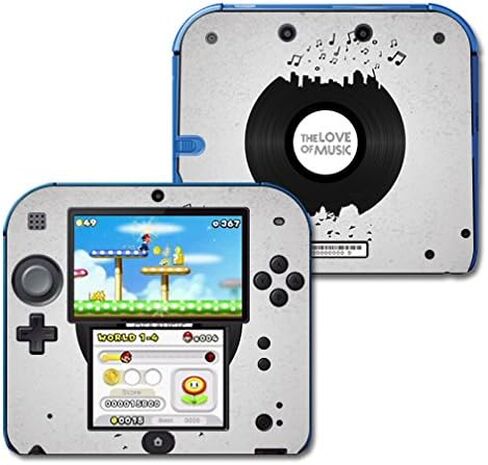 MightySkins Skin Compatible with Nintendo 2DS wrap Sticker Skins Love of Music in Saudi Arabia