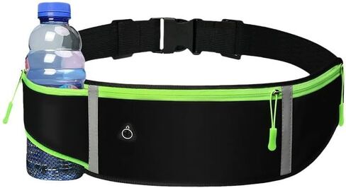 Slim Running Belt Waist Fanny Pack, Waist Pack Runners Bag Money Belt Phone Holder for Running Sports Hiking Traveling Cycling for Women & Men-Carrying All Phones in Saudi Arabia
