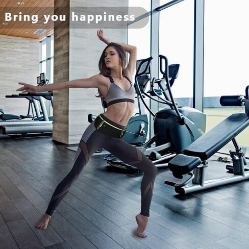 Slim Running Belt Waist Fanny Pack, Waist Pack Runners Bag Money Belt Phone Holder for Running Sports Hiking Traveling Cycling for Women & Men-Carrying All Phones in Saudi Arabia