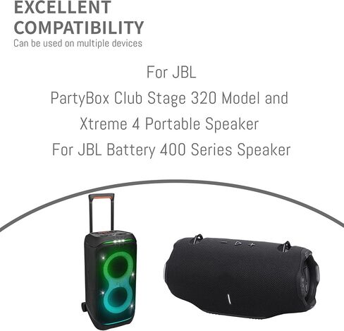 2-pack 10000mAh بطارية قابلة للشحن متوافقة مع طراز Partybox Stage 320 ومكبر صوت محمول Xtreme 4 ، طراز استبدال بطارية Xtrem in Saudi Arabia