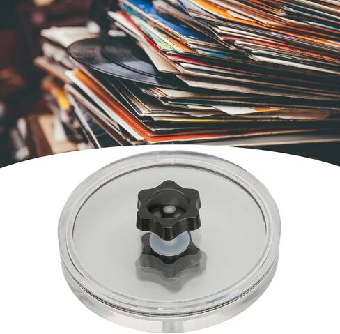 Record Label Saver, Record Clean Saver, Transparent Record Cleaning Protective Clip Clamp (Black) in Saudi Arabia