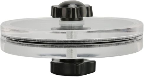 Record Label Saver, Record Clean Saver, Transparent Record Cleaning Protective Clip Clamp (Black) in Saudi Arabia