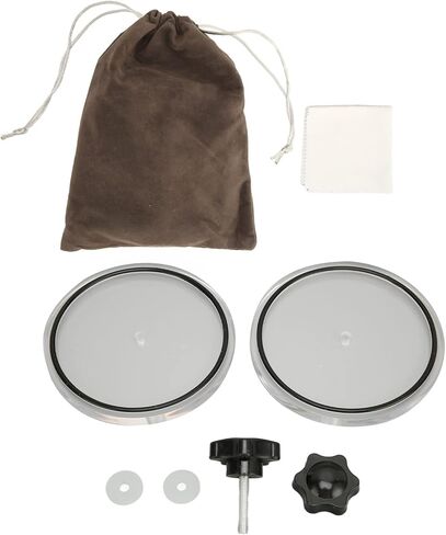 Record Label Saver, Record Clean Saver, Transparent Record Cleaning Protective Clip Clamp (Black) in Saudi Arabia