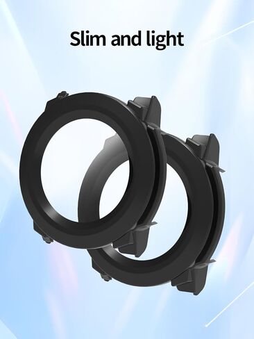 2 Pack for Garmin Instinct 3 45mm Smart Watch Case，Ultra-Thin Hard PC Protective Cover with Tempered Glass Film,BOVUGAC Case Cover for Instinct 3 45mmAccessories-Black in Saudi Arabia