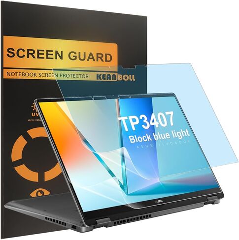 KEANBOLL 2 Pack Blocking Blue Light Screen Protector for ASUS Vivobook 14 Flip (TP3407) 2-in-1 Touchscreen Laptop, Anti Blue Light Glare and Anti Fingerprint (Matte) Shield in Saudi Arabia