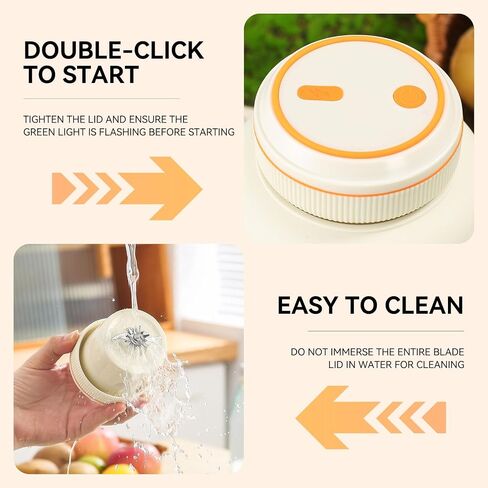 27oz Portable Blender-عصائر قابلة لإعادة الشحن مشروبات بروتين بروتين الصراخ المصنّع الخلاط الشخصي للياقة البدنية والسفر ومكتب ما قبل التمرين ، صالة الألعاب الرياضية ، التخييم ، الاستخدام في الهواء الطلق (أبيض) in Kuwait