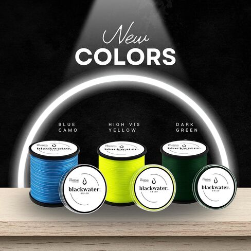 Blackwater Braid 8X Braided Fishing Line – Smooth, Strong UHMWPE Fiber – Abrasion Resistant, Zero Stretch – for Saltwater & Freshwater in Saudi Arabia