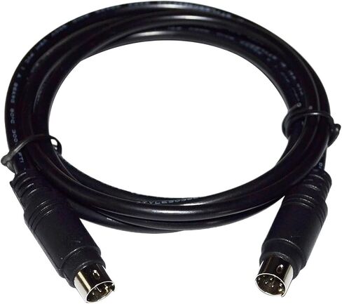 mini din 8 pin md8 to md8 8-pin male adapter contain cable for ramsa wr-da7 to modem macintosh computer (3 meter) in Kuwait