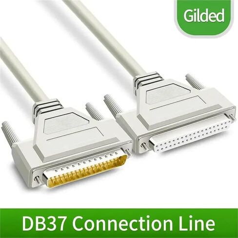1Pcs DB37 Male to Male to Female Extension Cable 2 Row 37 Pin Data Cord db37 High-Speed Shielded Wire Line for Computer Moden Scanner(B-Male to Male,3 Meters) in Saudi Arabia