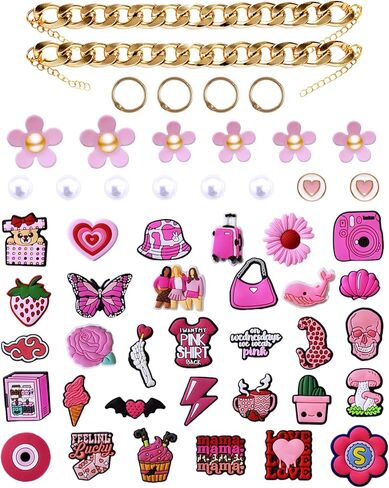 CTLUUT Bling Shoe Charms for Women Cute Black Girl Shoe Decoration Accessories for Clog Cool Gold Shoe Stickers for Bubble Slides for Teens Adults in Saudi Arabia