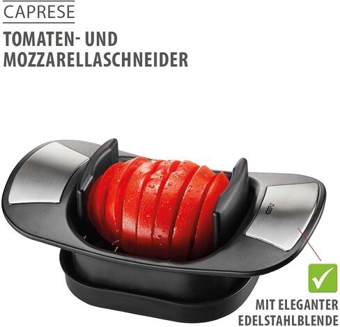 Gefu Tomato و Mozzarella Slicer Caprese - Slicer for Tomatoes and Mozzarella - مع سكاكين خاصة مسننة in Kuwait