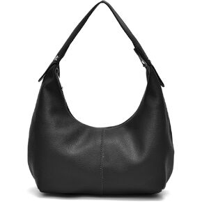 Valleycomfy Shoulder Bags for Women,Ladies U-shaped Underarm Bag,PU Leather Hobo Crossbody Tote with Double Zipper Closure in Saudi Arabia