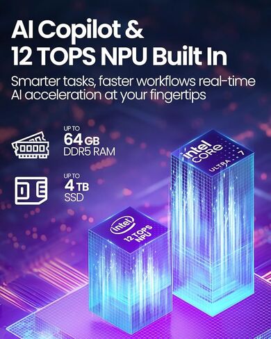 HP 17 بوصة شاشة تعمل باللمس المحمول · Intel 12-Core Ultra 7 255U · 12 TOPS NPU · AI COPILOT Ready · HD+ DISTRES in Kuwait