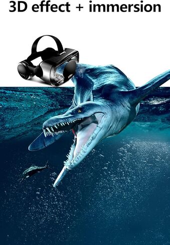 3D VR Glasses Gaming Video Virtual Reality Glasses for 7 inches Mobile Phone in Saudi Arabia