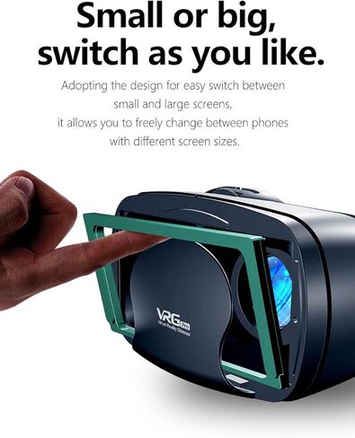 3D VR Glasses Gaming Video Virtual Reality Glasses for 7 inches Mobile Phone in Saudi Arabia