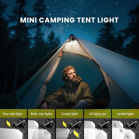 Makdak 2pc Cob -keychain Work Light EDC قابلة للطي قابلة للطي مصباح يدوي ، فتاحة الزجاجة ، للتخييم ، إصلاح السيارات ، المشي لمسافات طويلة ، الإصلاح ، غضب السلطة ، المشي للحيوانات الأليفة ، الطوارئ in Kuwait