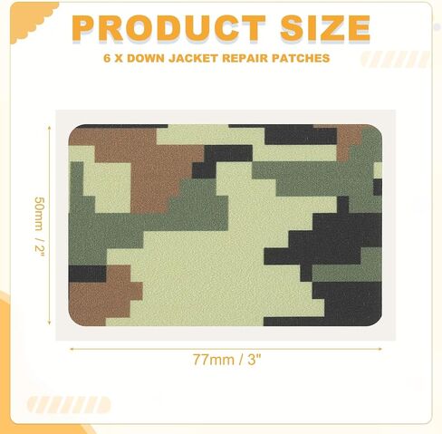 تصحيح إصلاح Nylon Patikil 3 × 2 بوصة ، 6 مساءً لذاته لائحة أسفل السترة تصحيحات إصلاح النسيج المقاوم للماء لخيام حقيبة النوم في الهواء الطلق ، الأحمر ، الأحمر in Saudi Arabia