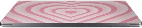 Skinit Laptop Decal Skin Compatible with Universal Laptop 17in (13.8 x 10in) Originally Designed Pink Heart Pattern Design in Saudi Arabia